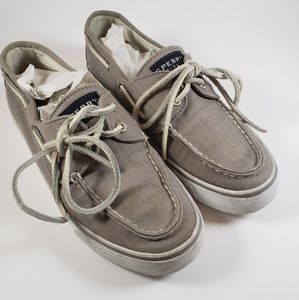Womens Sperry Top Sider Boat Shoes Grey 9447012